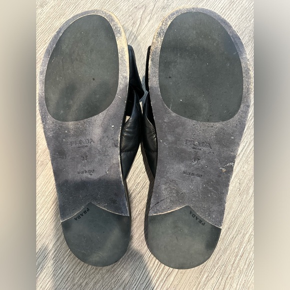 Prada quilted leather slides, size 37 - Picture 3 of 3